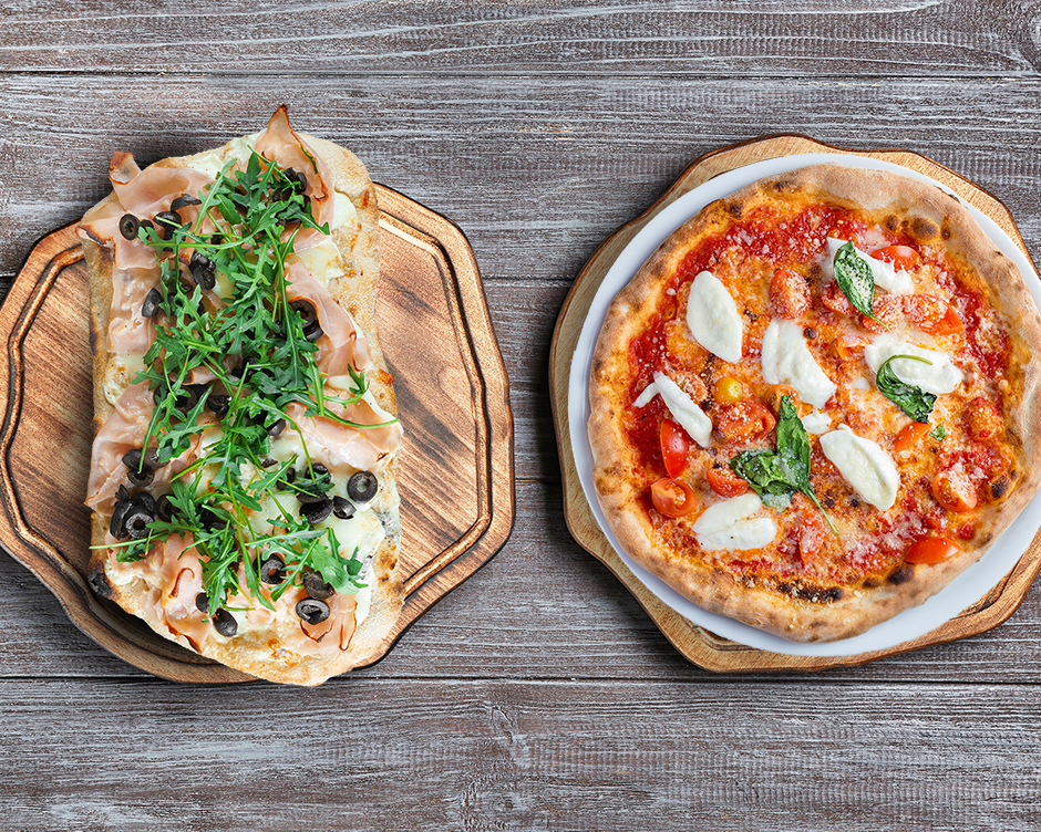 PIZZA AND - SO feelingsItalian SO PINSA: DIFFERENT Italian feelings YET SIMILAR